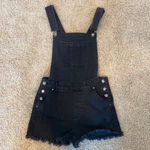Black Short Overalls, Size: M
